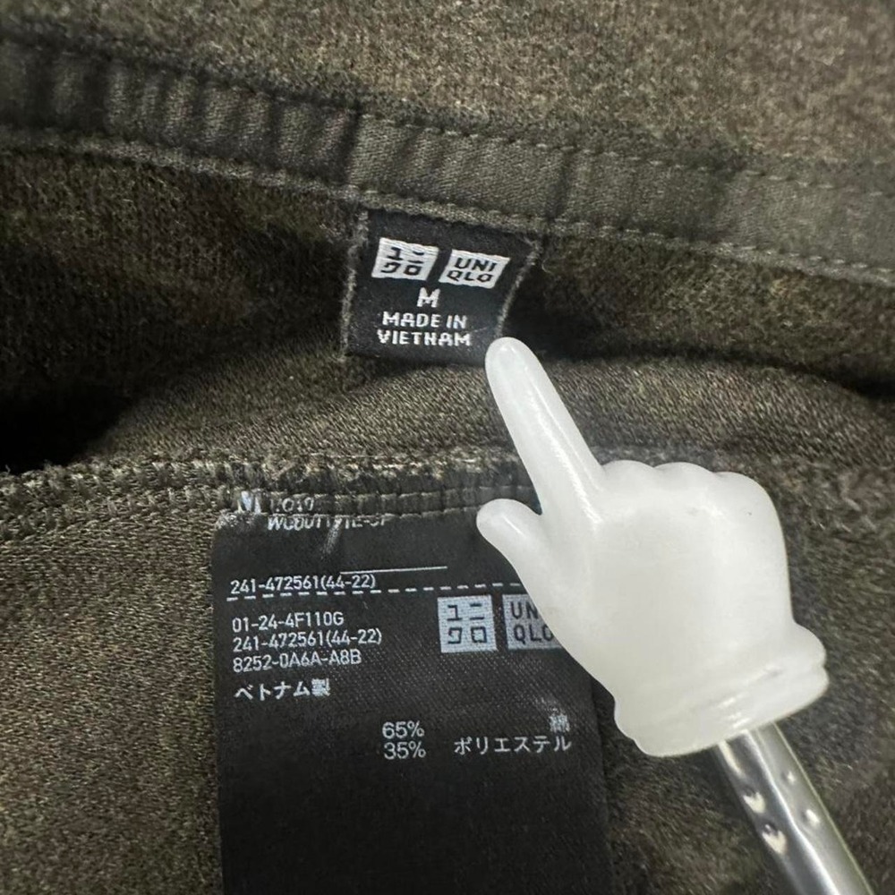 UNIQLO 1/4 Zip Fleece Pullover Brown Women's M - Picture 7 of 7